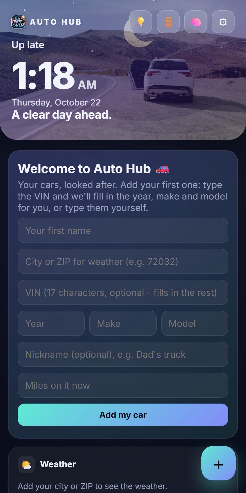 Auto Hub screenshot