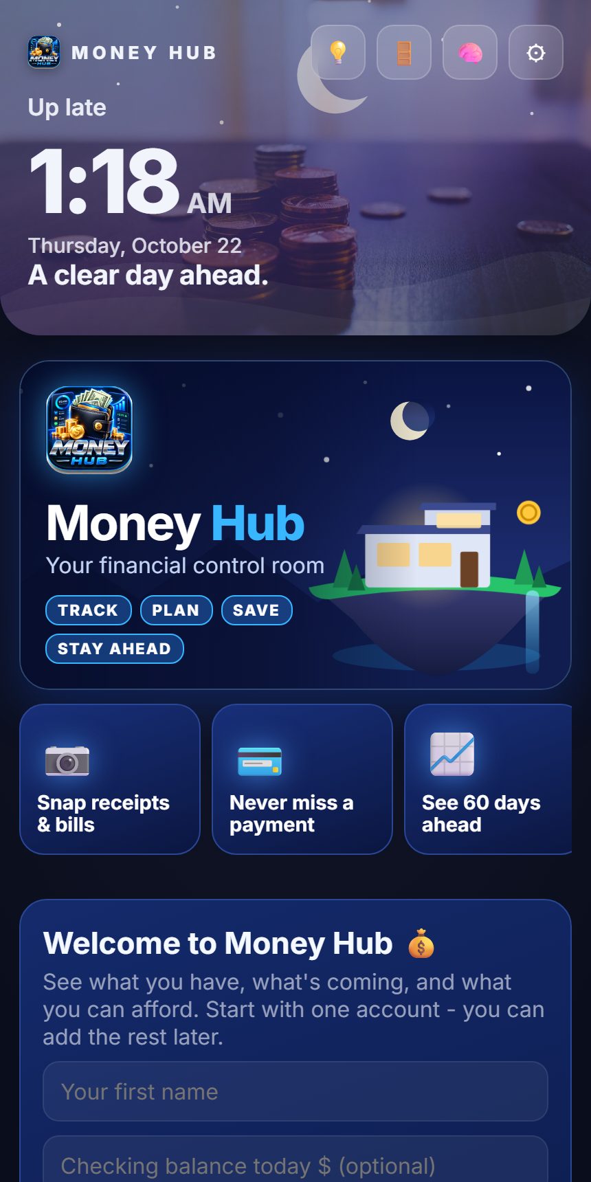 Money Hub screenshot